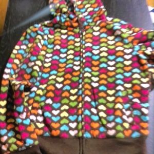 MOVING SALE NO HAGGLING LITTLE GIRL OLD NAVY MULTICOLORED HEART 10 JACKET.